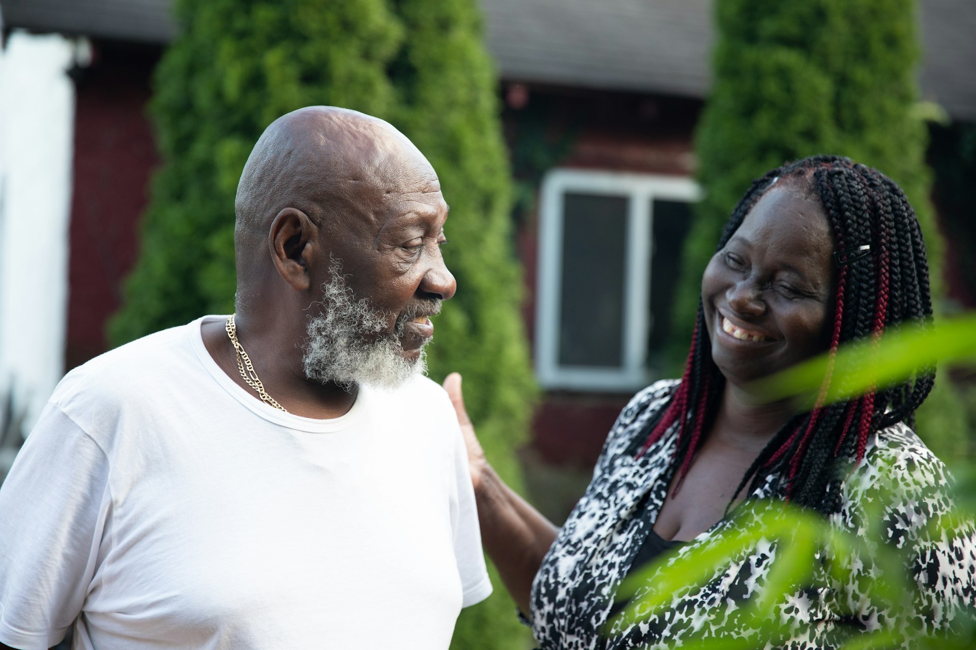 An elderly couple supported through Zalika Africa Foundation programs