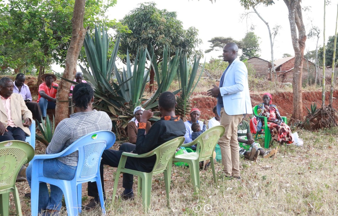 Community members gathered for a Zalika Foundation training session